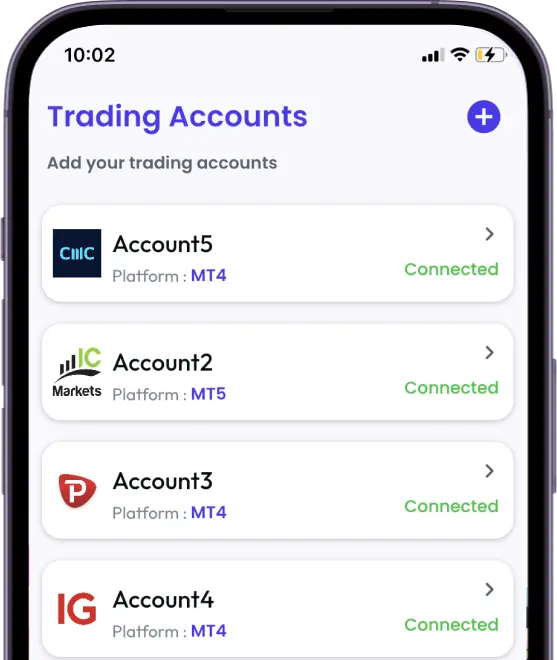 Add Trading Accounts in Copygram App